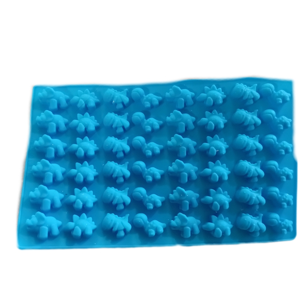 Blue Silicone Dinosaur Chocolate Mold